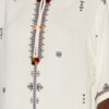 Robe courte en gaze brodée Kressy