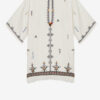 Robe courte en gaze brodée Kressy