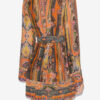 Robe courte en soie imprimée Morgane Robe courte en soie imprimée Morgane