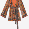 Robe courte en soie imprimée Morgane Robe courte en soie imprimée Morgane