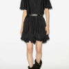 Robe courte froncée en coton Celyana Robe courte froncée en coton Celyana