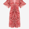 Robe courte imprimée en mousseline Vivienne Robe courte imprimée en mousseline Vivienne