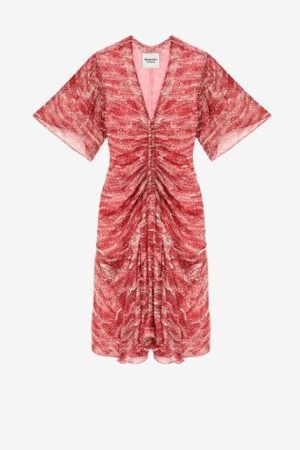 Robe courte imprimée en mousseline Vivienne Robe courte imprimée en mousseline Vivienne
