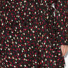 Robe drapée en soie à imprimé pois Ora Robe drapée en soie à imprimé pois Ora