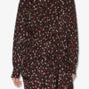Robe drapée en soie à imprimé pois Ora Robe drapée en soie à imprimé pois Ora