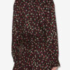 Robe drapée en soie à imprimé pois Ora Robe drapée en soie à imprimé pois Ora