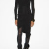 Robe drapée Zorah en jersey uni