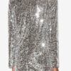 Robe droite à paillettes Heliane Robe droite à paillettes Heliane
