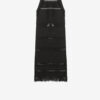 Robe en maille macramé dos nu Aralia