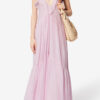 Robe en voile de coton à bretelles Vasma