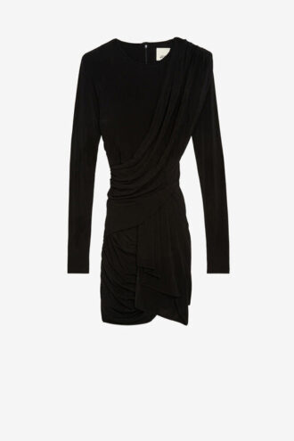 Robe fluide en jersey drapé Georgia Robe fluide en jersey drapé Georgia