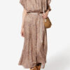 Robe longue Ansley en jacquard de soie à fleurs Robe longue Ansley en jacquard de soie à fleurs
