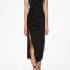 Robe longue asymétrique drapée Maude Robe longue asymétrique drapée Maude