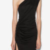 Robe longue asymétrique drapée Maude Robe longue asymétrique drapée Maude