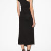 Robe longue asymétrique drapée Maude Robe longue asymétrique drapée Maude