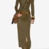 Robe longue drapée en jersey Jelina Robe longue drapée en jersey Jelina