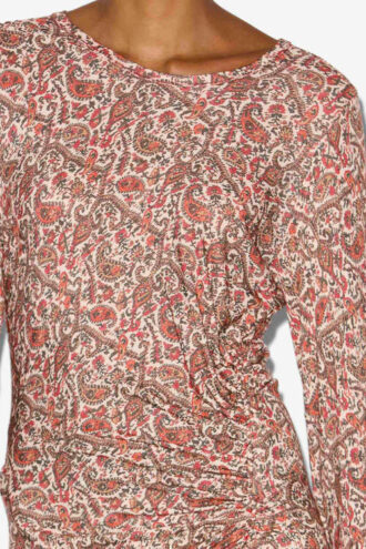 Robe longue drapée en jersey Jelina Robe longue drapée en jersey Jelina