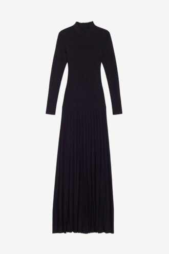 Robe longue en crêpe fin Gisole