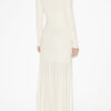 Robe longue en crêpe fin Gisole Robe longue en crêpe fin Gisole
