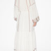Robe longue en gaze brodée Florenza Robe longue en gaze brodée Florenza