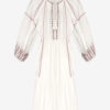 Robe longue en gaze brodée Florenza Robe longue en gaze brodée Florenza