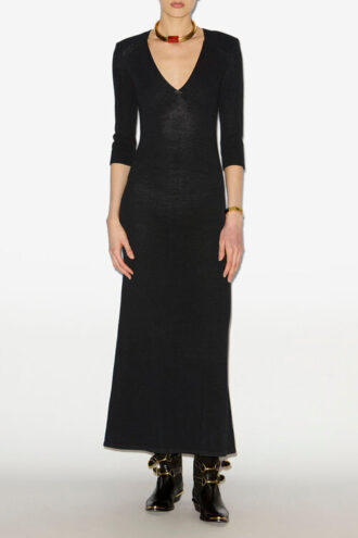 Robe longue en maille Salina Robe longue en maille Salina