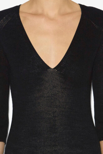 Robe longue en maille Salina Robe longue en maille Salina