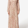 Robe longue en mousseline froissée Briane Robe longue en mousseline froissée Briane