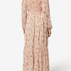 Robe longue en mousseline froissée Briane Robe longue en mousseline froissée Briane