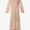 Robe longue en mousseline froissée Briane Robe longue en mousseline froissée Briane