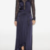 Robe longue en satin et dentelle Dolores Robe longue en satin et dentelle Dolores