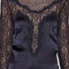 Robe longue en satin et dentelle Dolores Robe longue en satin et dentelle Dolores