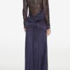 Robe longue en satin et dentelle Dolores Robe longue en satin et dentelle Dolores