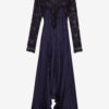Robe longue en satin et dentelle Dolores Robe longue en satin et dentelle Dolores