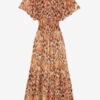 Robe longue en soie imprimée Odelia Robe longue en soie imprimée Odelia