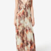 Robe longue en voile de coton imprimé Vasmila Robe longue en voile de coton imprimé Vasmila