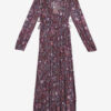Robe longue imprimée en crêpe Briane Robe longue imprimée en crêpe Briane