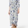 Robe longue imprimée en soie stretch Albini Robe longue imprimée en soie stretch Albini