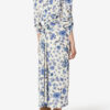 Robe longue imprimée en soie stretch Albini Robe longue imprimée en soie stretch Albini
