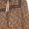 Robe longue imprimée en voile de coton Greila Robe longue imprimée en voile de coton Greila