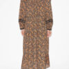 Robe longue imprimée en voile de coton Greila Robe longue imprimée en voile de coton Greila