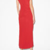 Robe longue à manches courtes Kidena