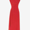 Robe longue à manches courtes Kidena