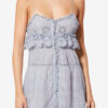 Robe longue Paule en coton et dentelle florale Robe longue Paule en coton et dentelle florale