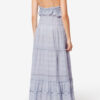 Robe longue Paule en coton et dentelle florale Robe longue Paule en coton et dentelle florale