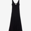 Robe longue plissée en maille Velma Robe longue plissée en maille Velma