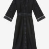 Robe longue Veona en coton et lin mélangés