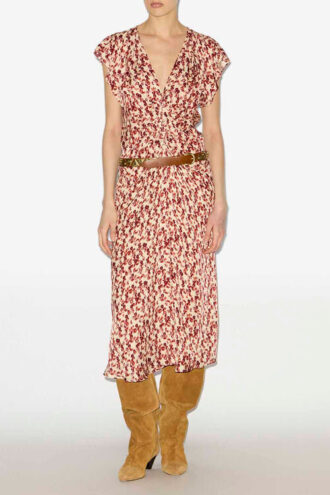 Robe midi en jacquard imprimé Lyndsay Robe midi en jacquard imprimé Lyndsay