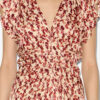 Robe midi en jacquard imprimé Lyndsay