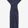 Robe midi en soie imprimée Terena Robe midi en soie imprimée Terena